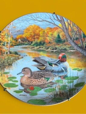 Vintage 1987 Knowles “The Green Winged Teal” decorative plate